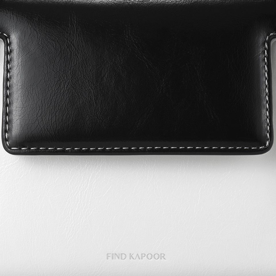 Túi Xách FindKapoor Korea - Marty Bag 18 Crinkled White Black