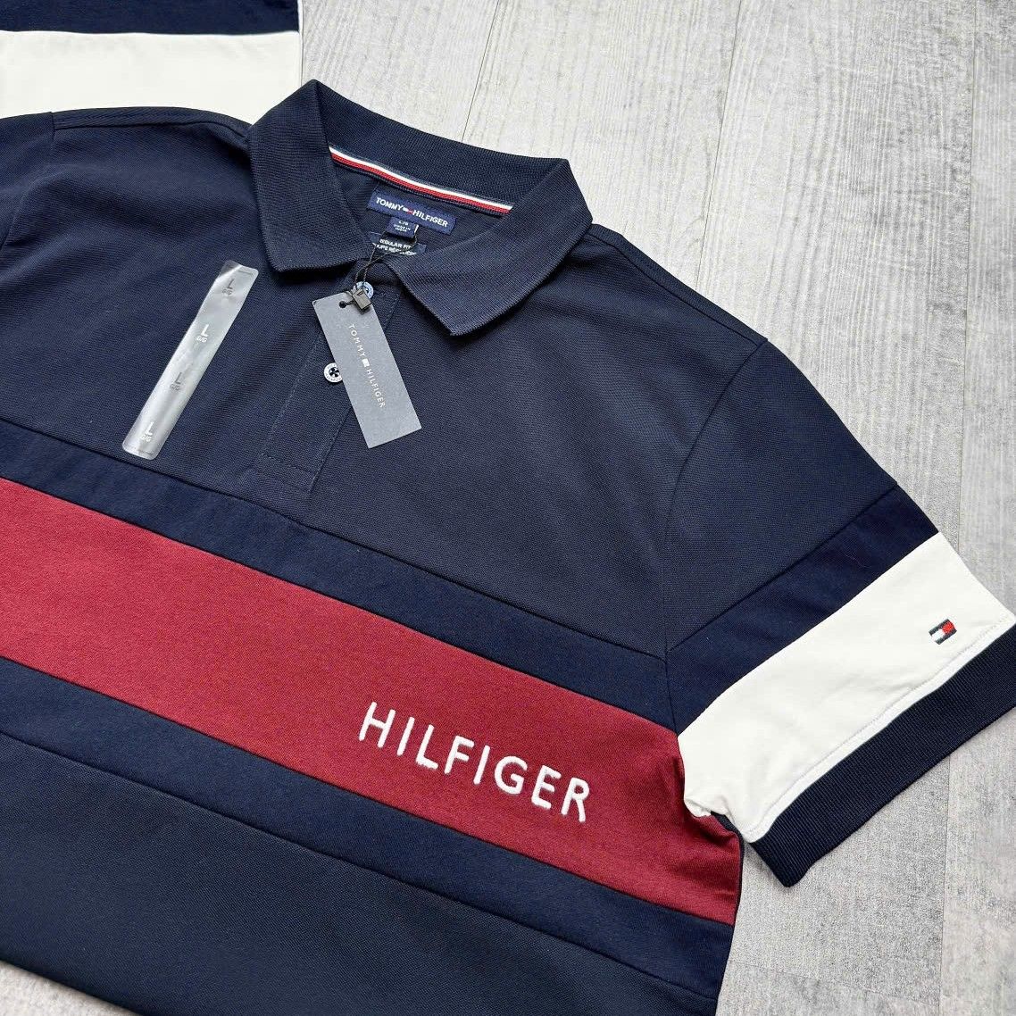 ÁO THUN POLO TOMMY HILFIGER HERREN TINO BLACK