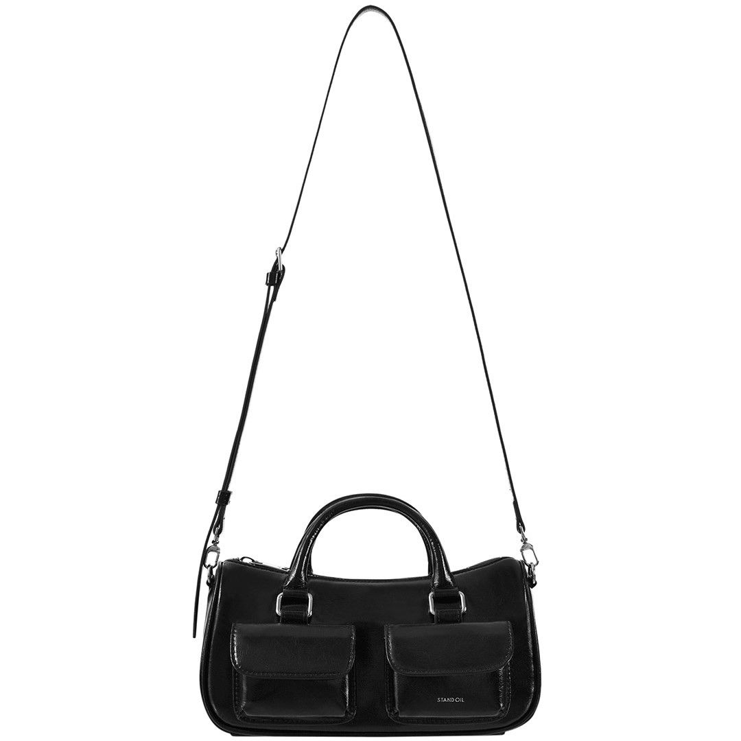 Túi Xách Stand Oil - Chubby Half Bag Black
