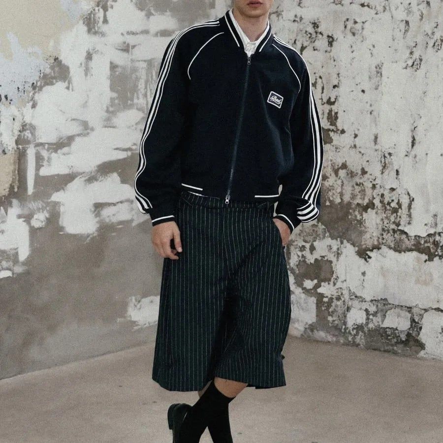 Áo Khoác Badblood - Billy Jersey Windbreaker Navy -w-jkt24-026 - Size S