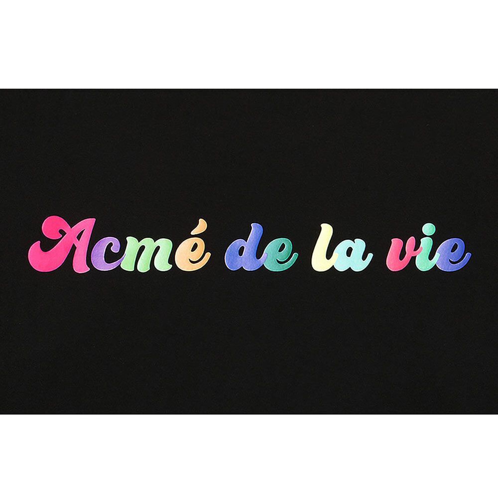 Áo thun - Acmé de la vie - ADLV BABY FACE SHORT SLEEVE T-SHIRT BLACK MINI YAWN