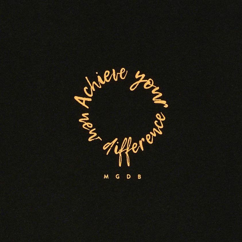 Áo thun Mariagedebien (MGDB) - Black/Orange T-shirt