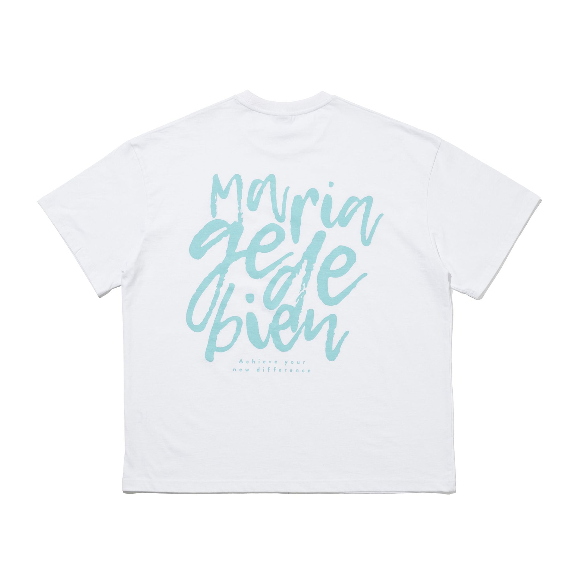 Áo thun Mariagedebien (MGDB) - White/Mint T-shirt