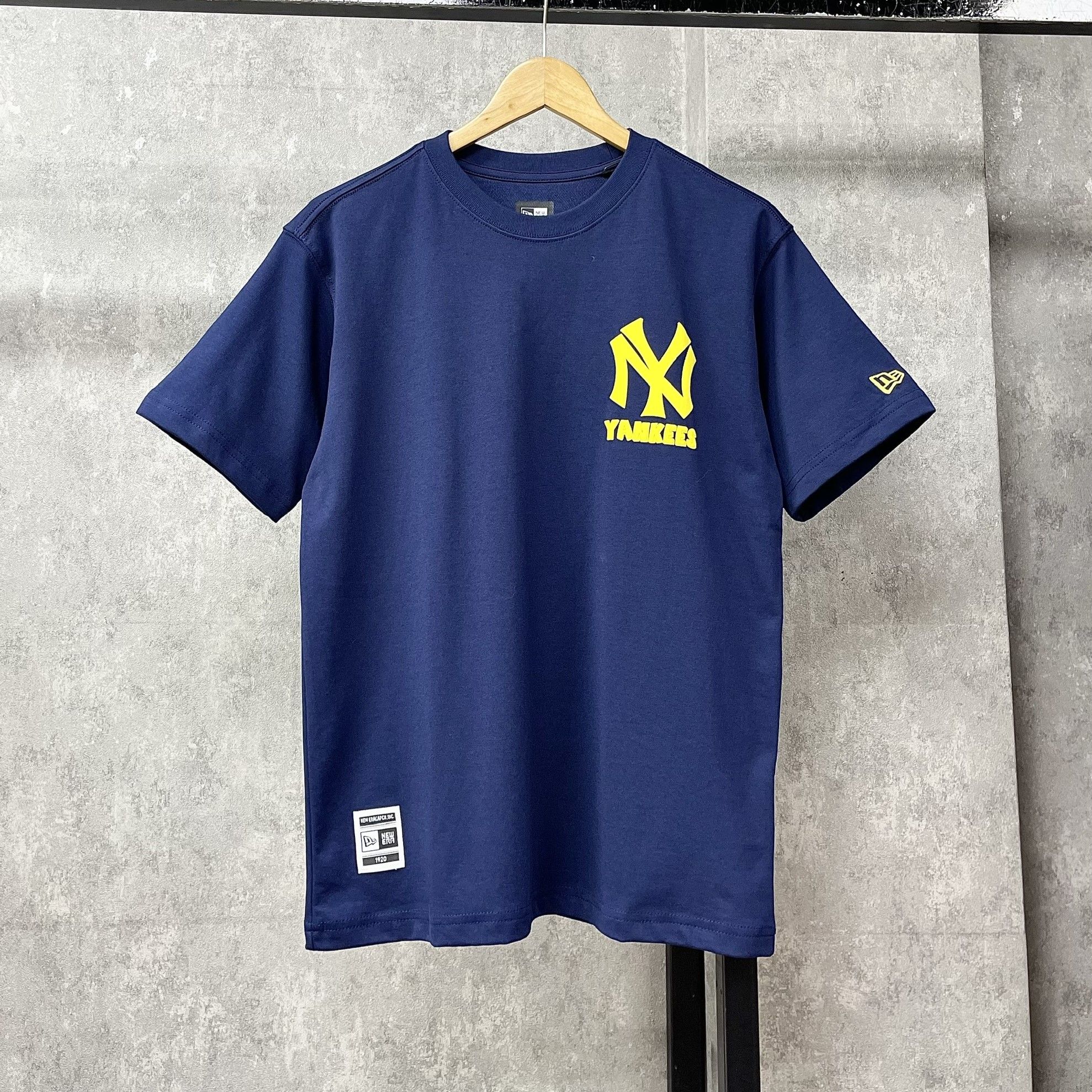 Áo Thun New Era - New York Yankees Paint Logo Navy T-Shirt