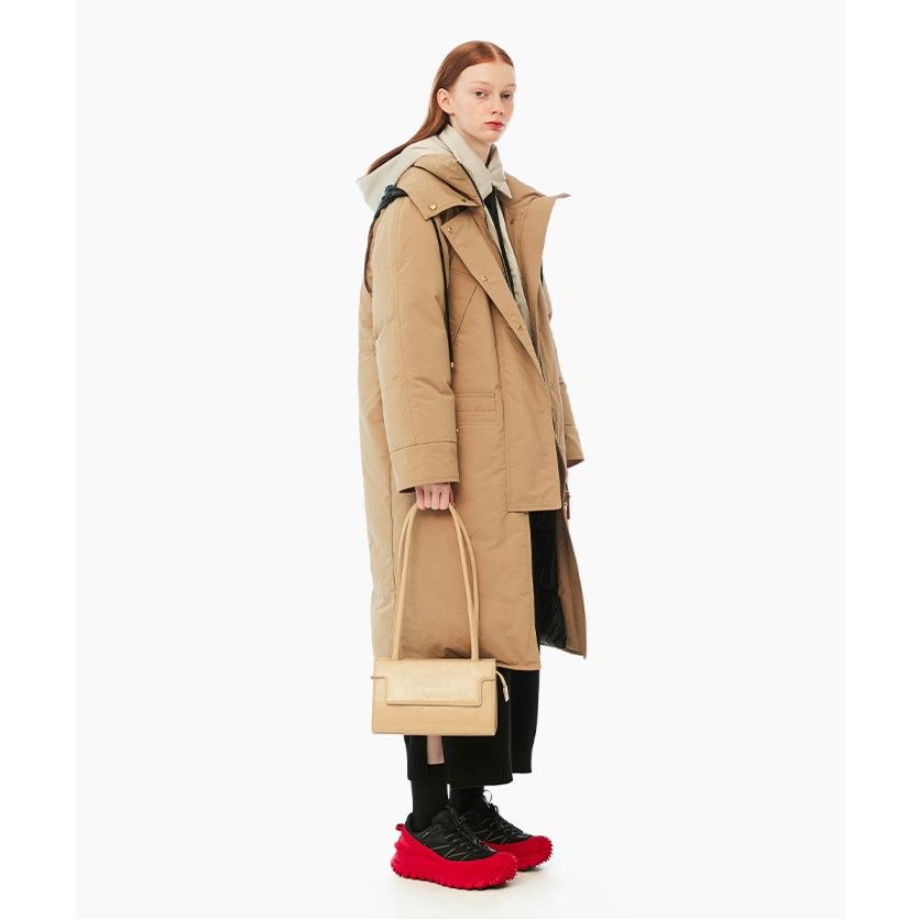Túi Xách FindKapoor Korea - Marty Brick Bag 24 Crinkled Beige