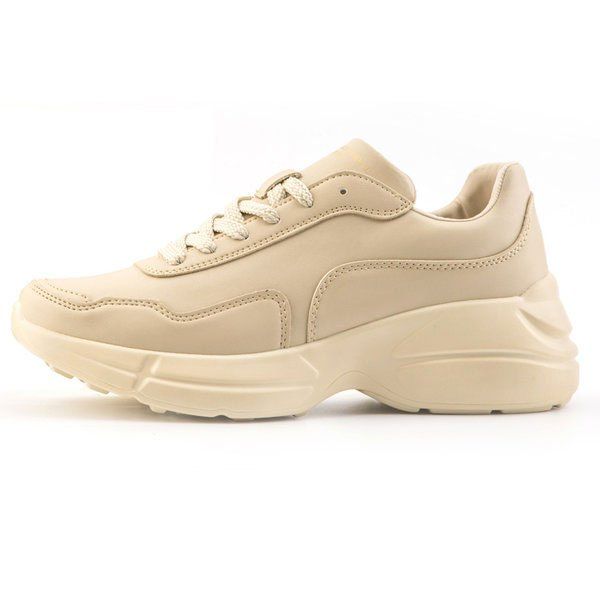 Giày Domba Moonlake Beige - H-9212 - Kem