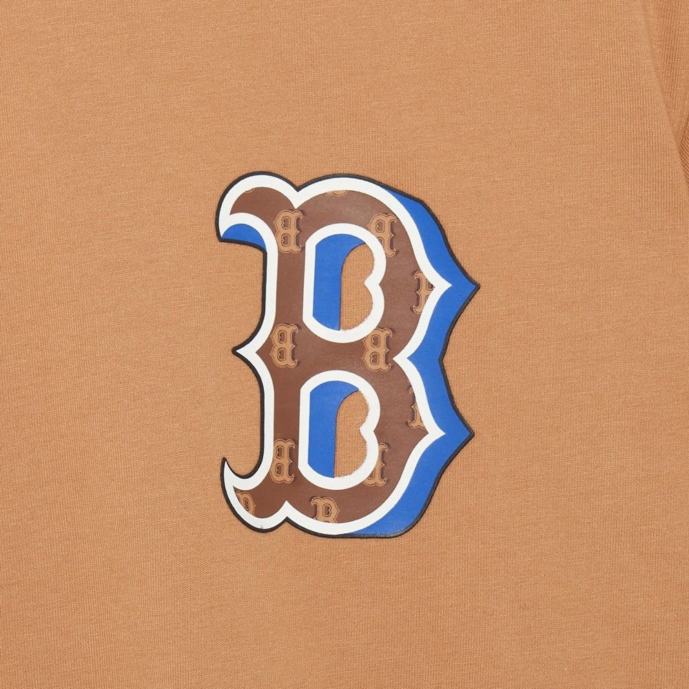 Áo thun MLB Korea - Monotive Overfit Short Sleeve Boston Red Sox Sand - 3ATSM3033-43SAS