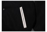  Áo Khoác Varsity WHO.A.U -Varsity Black Jacket (padded lining) - WHJJC4V24U 