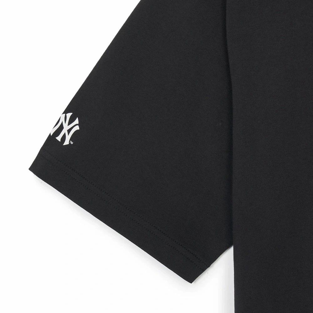 Áo thun MLB Korea - Basic Big Logo Func T-Shirt New York Yankees Black - 3ATSB1843-50BKS