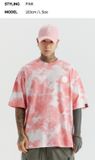  Áo thun Life Work - Tie-Dye Coin Wapen Short Sleeve T-shirt - Pink 