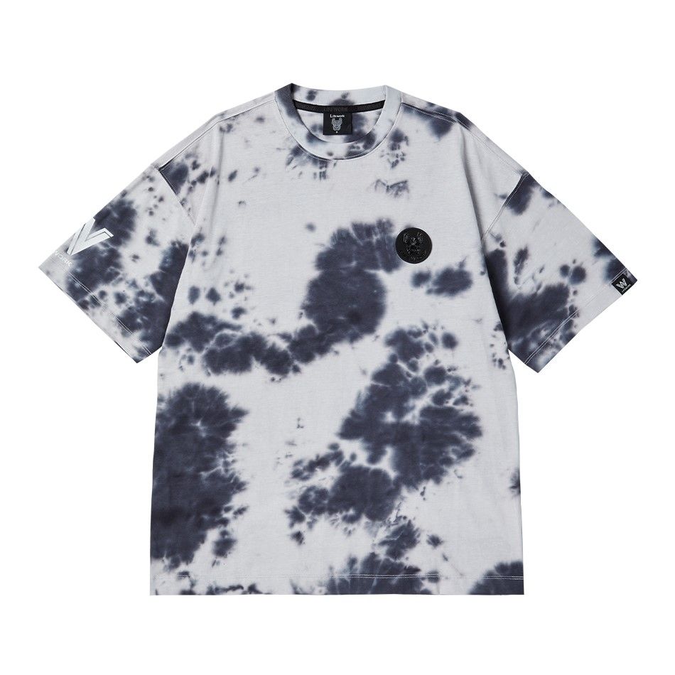  Áo thun Life Work - Tie-Dye Coin Wapen Short Sleeve T-shirt - Black 