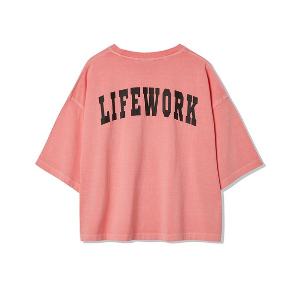  Set áo thun Life Work - Pigmented Short Pink T-shirt/Women - LW222TS810 