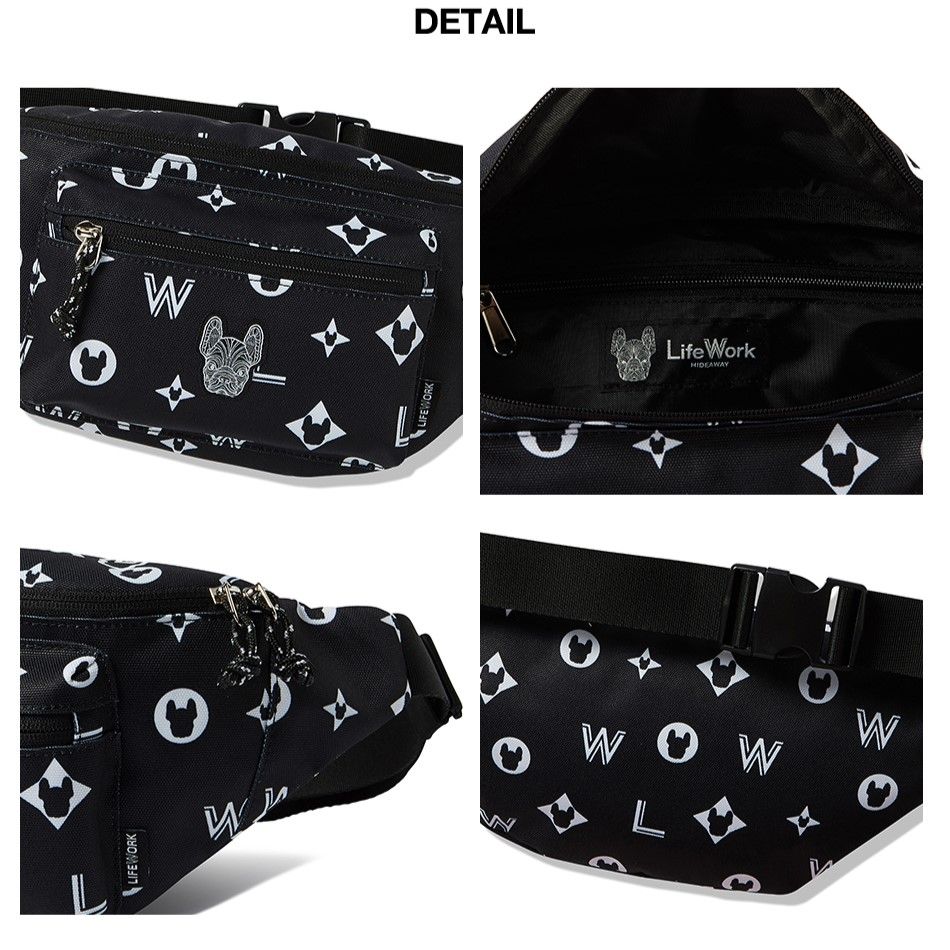 Túi Bao Tử Life Work - Pattern Radoc Wappen Hip Sack - LW245BG940