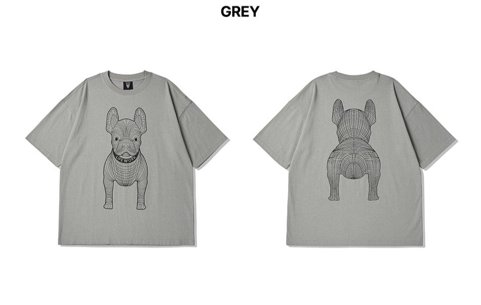 Áo thun Life Work - Life Work Big Logo Basic Grey - LW255TS990