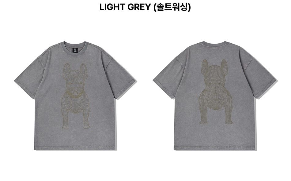Áo thun Life Work - Life Work Big Logo Basic Light Grey - LW255TS990