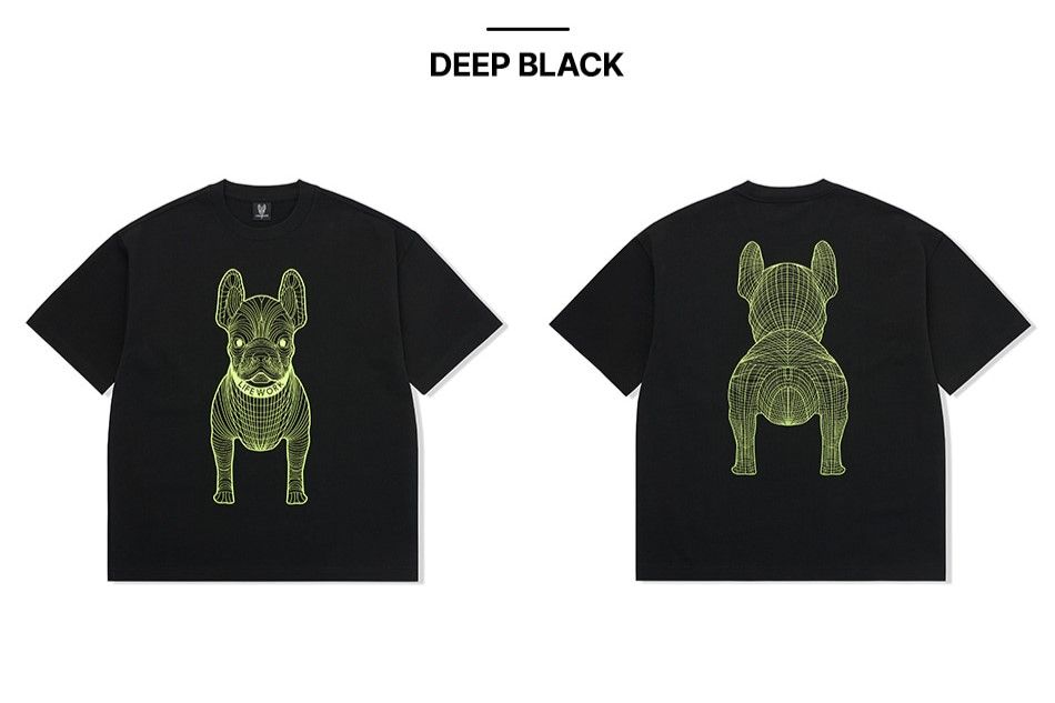 Áo thun Life Work - Life Work Big Logo Basic Black/Green - LW255TS990