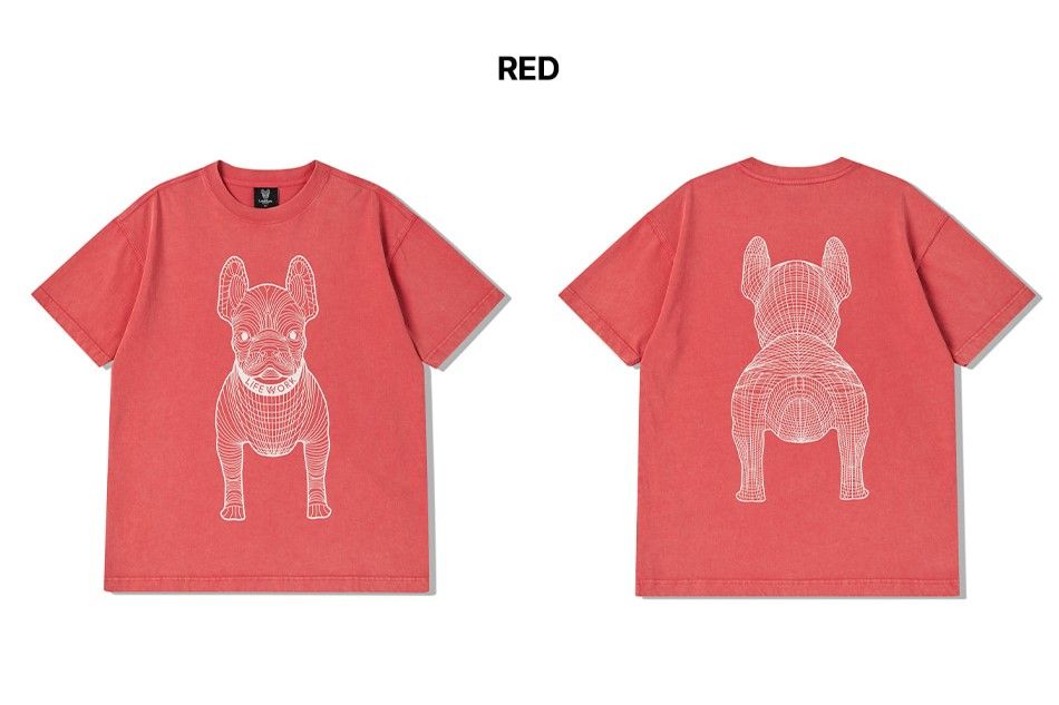 Áo thun Life Work - Life Work Big Logo Basic Red - LW255TS991