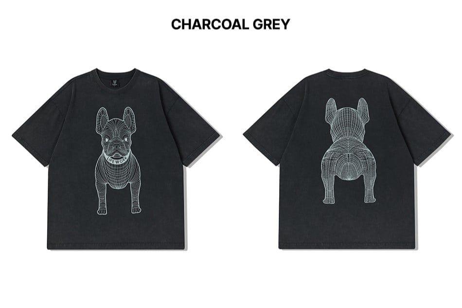 Áo thun Life Work - Life Work Big Logo Basic Charcoal Grey - LW255TS991
