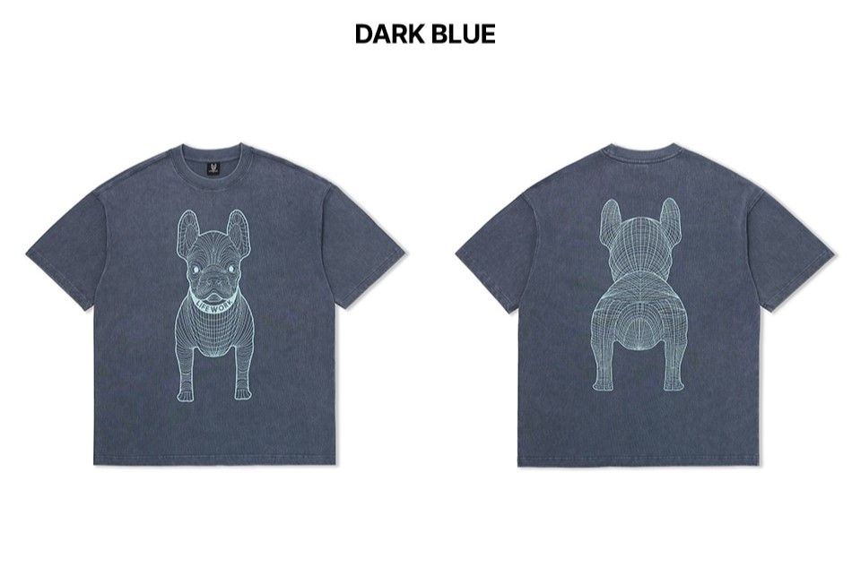 Áo thun Life Work - Life Work Big Logo Basic Dark Blue - LW255TS991