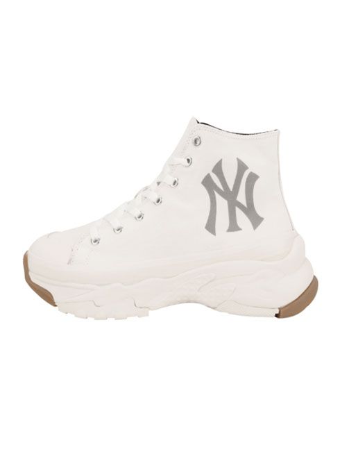 Giày MLB - BIG BALL CHUNKY High White - NY Yankees - 32SHU1111-50I