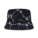  Nón Bucket MLB - DIA MONOGRAM FUR BUCKET HAT NEW YORK YANKEES - 3AHTMF226-50BKS 