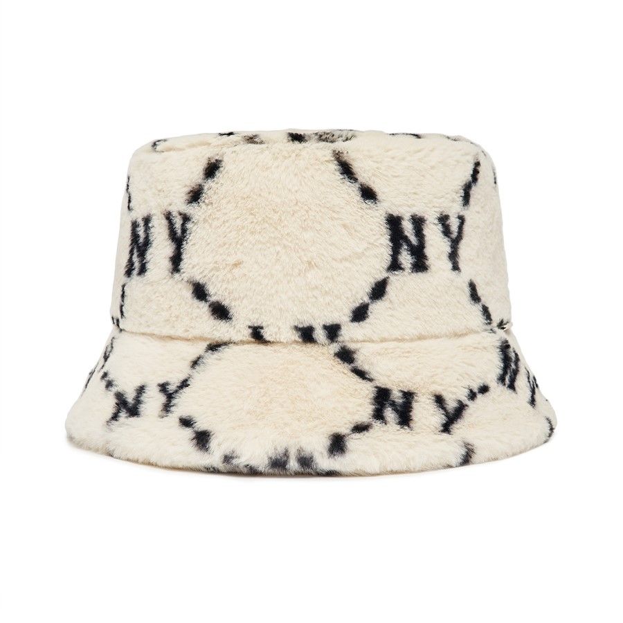  Nón Bucket MLB - DIA MONOGRAM FUR BUCKET HAT NEW YORK YANKEES - 3AHTMF226-50CRS 