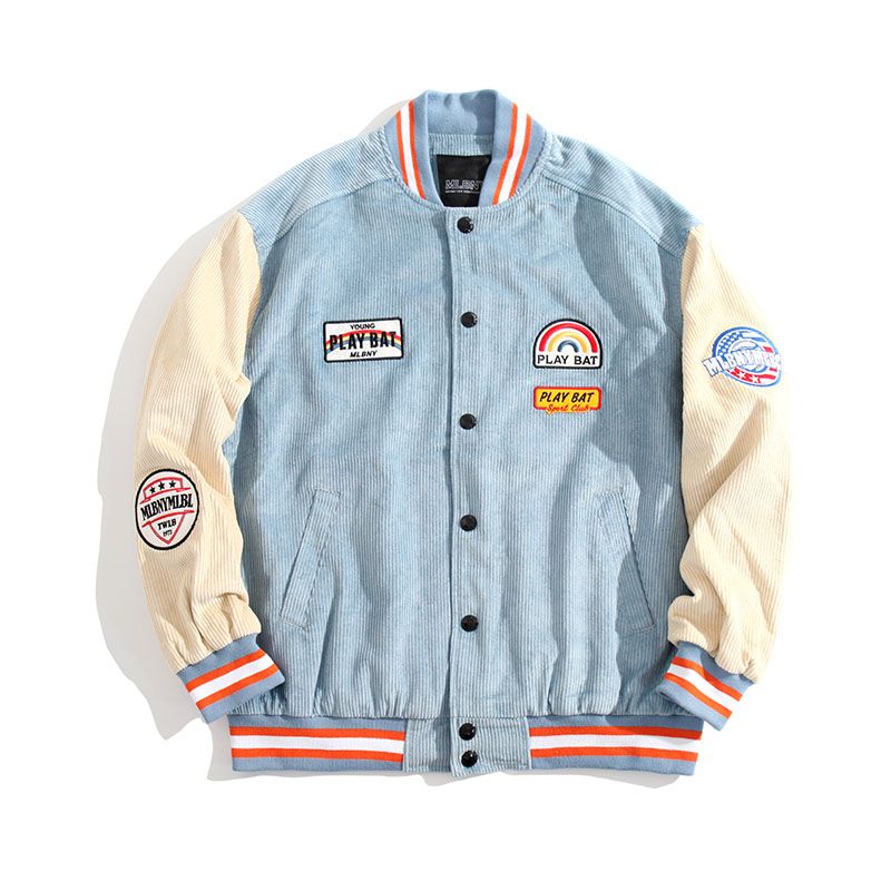 Áo khoác bóng chày MLBNY - Xanh Pastel - NY9B