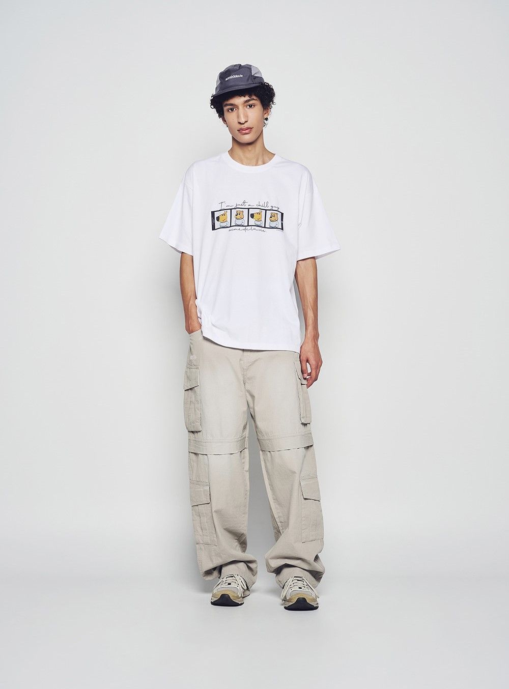 Áo thun ADLV - Acmédelavie Chill Guy Photo 4 Cut Short Sleeve T-Shirt