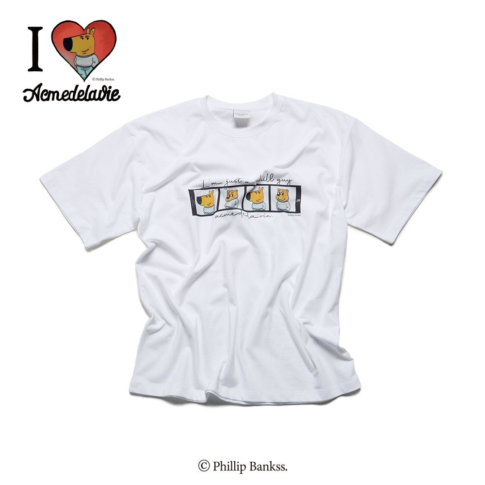 Áo thun ADLV - Acmédelavie Chill Guy Photo 4 Cut Short Sleeve T-Shirt