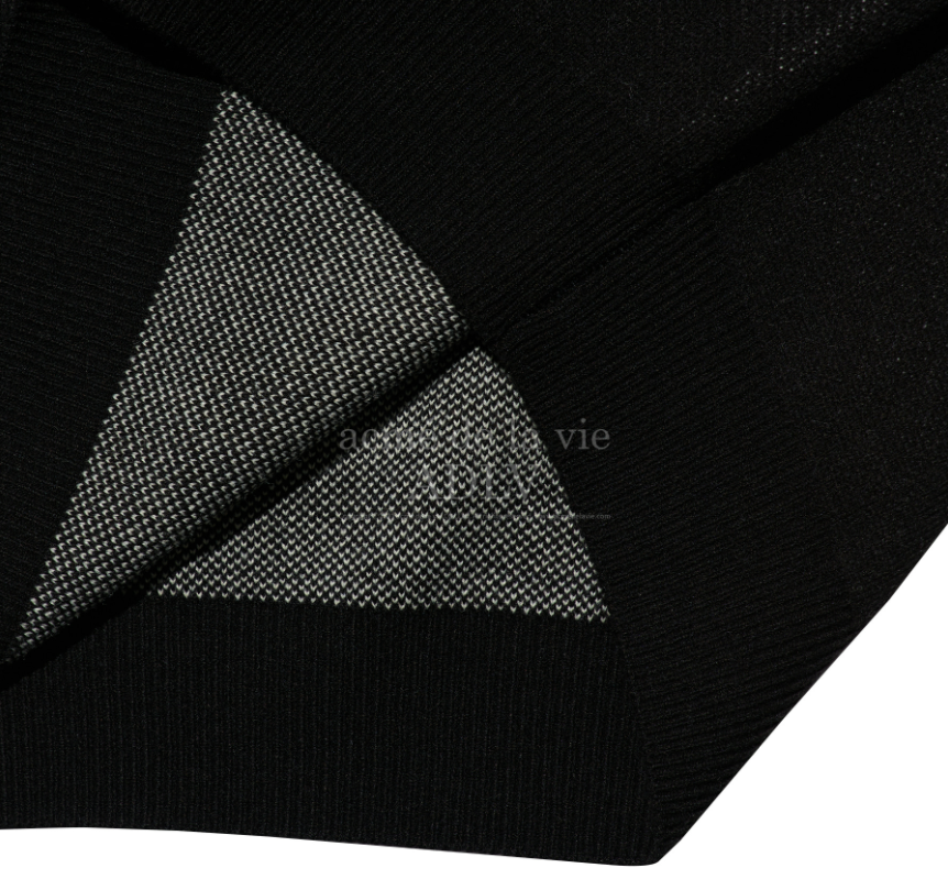 Áo Sweater Acmé de la vie - ADLV FRONT FULL LOGO KNIT BLACK