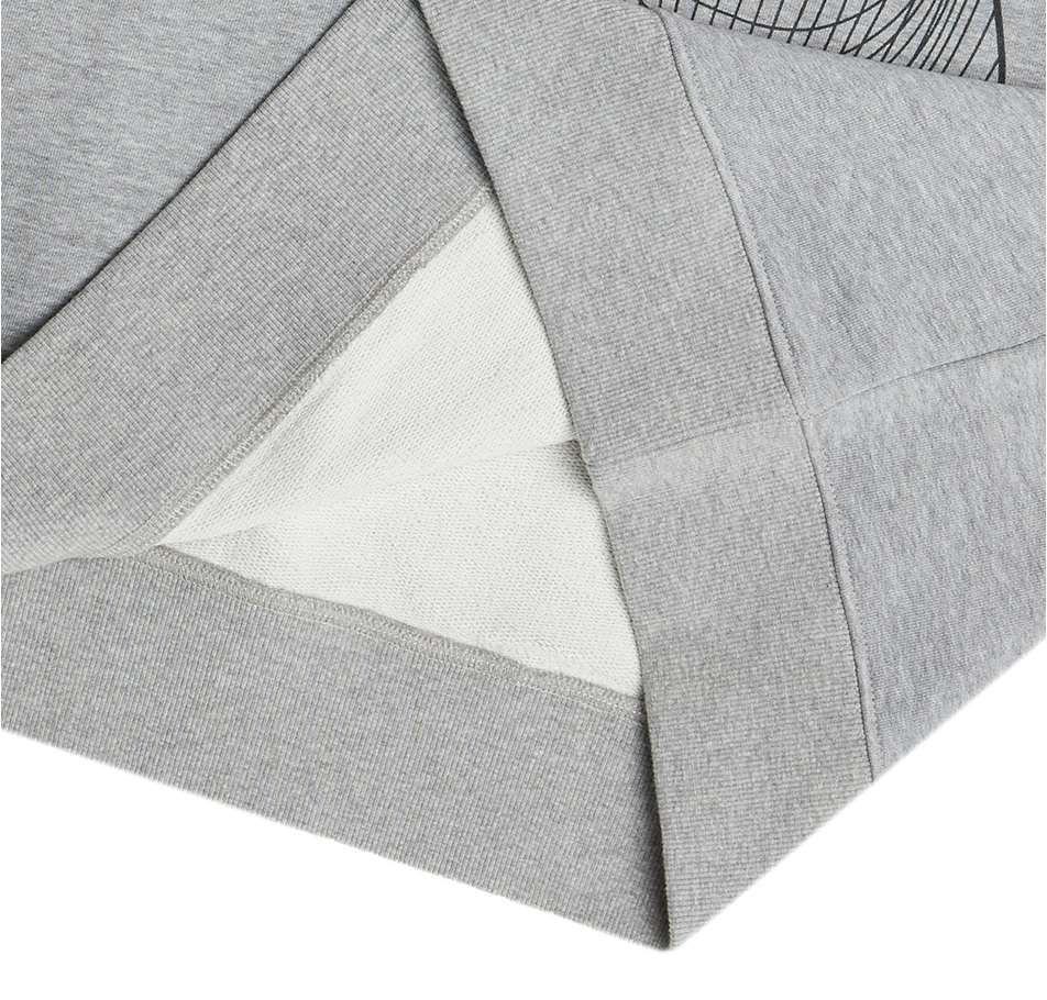  Áo Sweater Life Work - Radok Big Logo Short Sleeve SweatShirt - Grey 