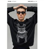  Áo Sweater Life Work - Radok Big Logo Short Sleeve SweatShirt - Jet Black 