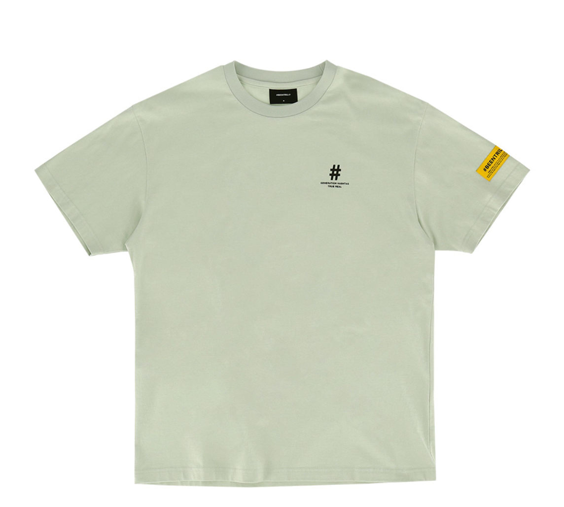  Áo Thun BEENTRILL - TAPING Logo OverFit Short Sleeve T-shirt / Mint 