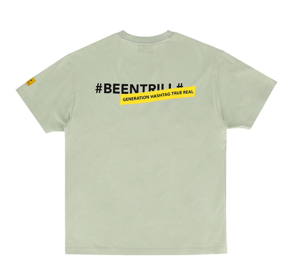  Áo Thun BEENTRILL - TAPING Logo OverFit Short Sleeve T-shirt / Mint 