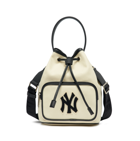  Túi MLB Korea - PREMIUM CANVAS BUCKET BAG NEW YORK YANKEES - 3ABMS032N-50CRS 