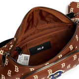  Túi Đeo Chéo MLB Korea - MONOGRAM HIP SACK NEW YORK YANKEES - 3AHSM012N-43BRD 