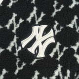  Áo Khoác Lông MLB - Classic Monogram Front Panel Pattern Fleece Jumper New York Yankees - 3AFDM0126-50BKS 
