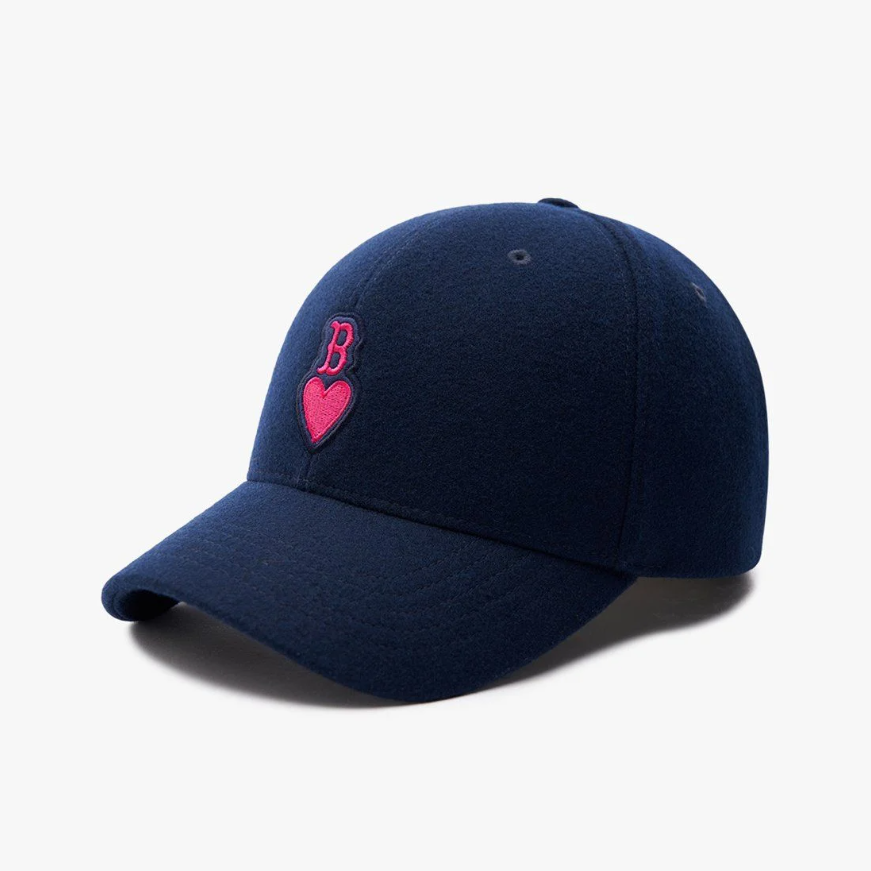 Nón Lưỡi Trai MLB Heart Logo Boston Red Sox Navy - 3ACPH0136-43NYD