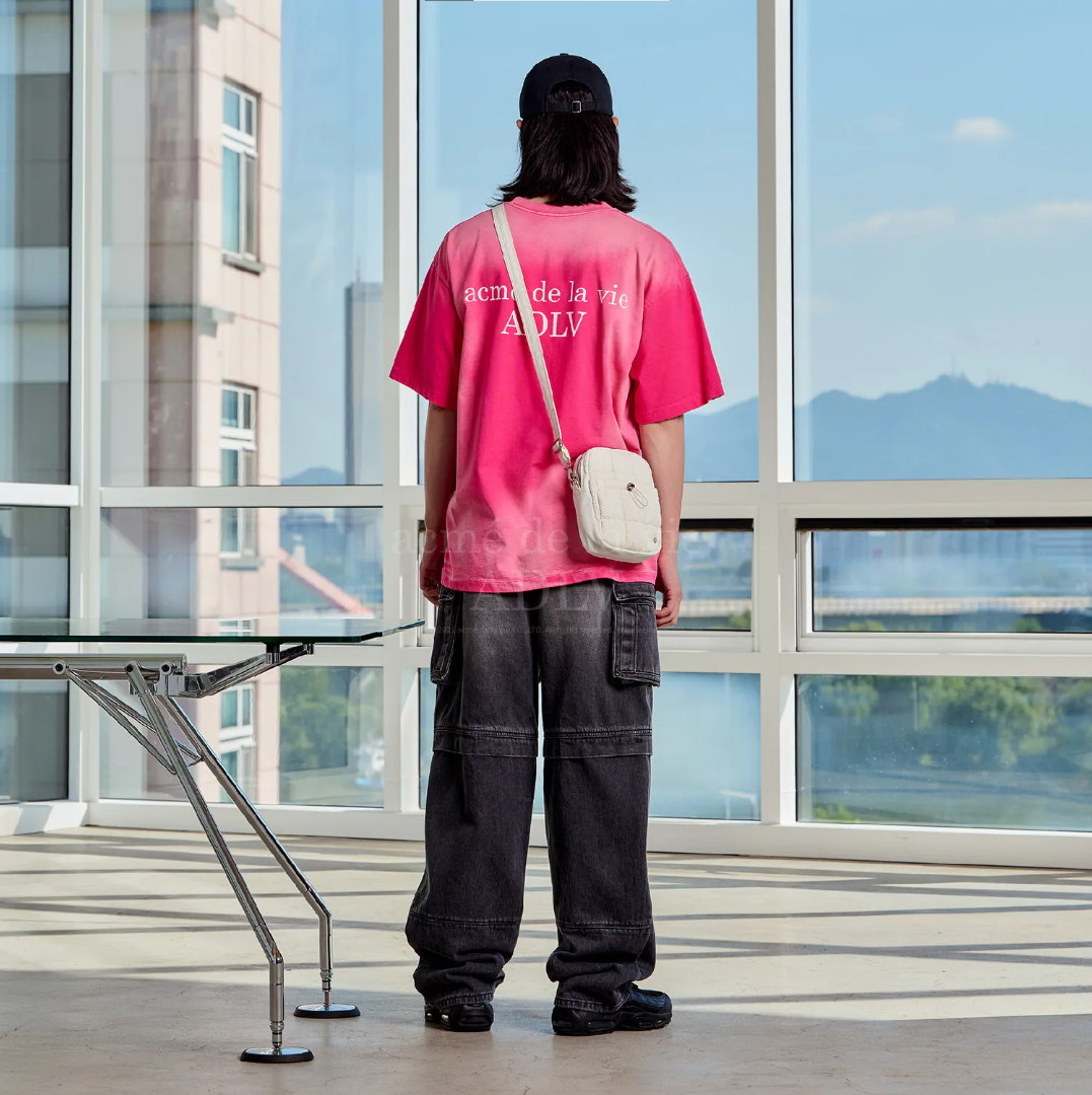 Áo thun Acmé de la vie - ADLV NEW SYMBOL LOGO SPRAY PINK