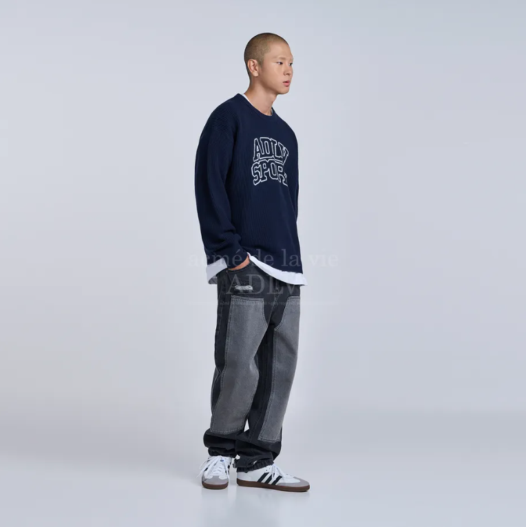 Áo Sweater ADLV - Acmé de la vie Sporty Navy