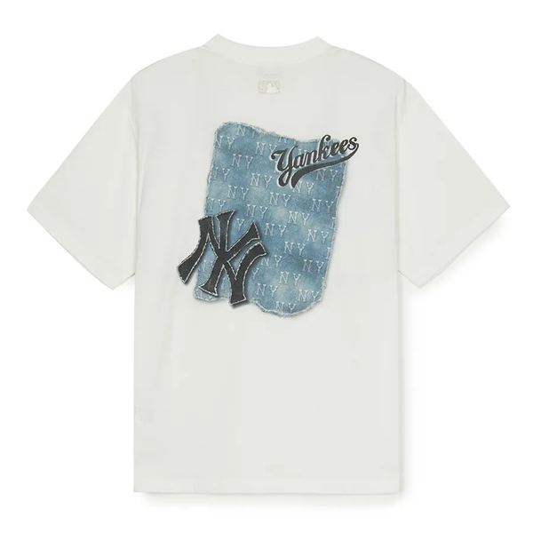 [MLB] Denim Like Monotive Overfit T-Shirt ★すぐ品切れ★ MLB NY Yankees Monotive Overfit T-Shirt Black – voilà.id