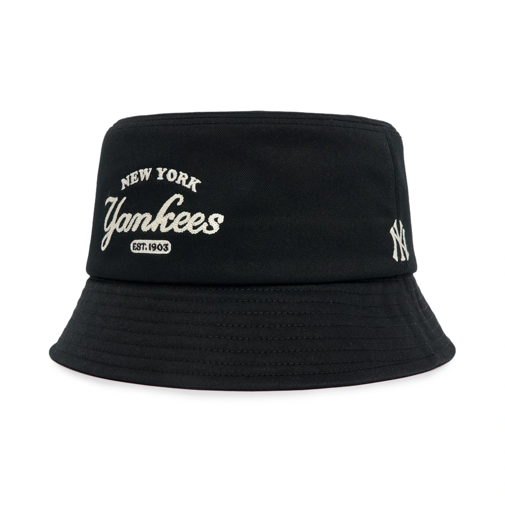 Nón Bucket MLB - Varsity Lettering Bucket Hat New York Yankees Black - 3AHTV013N-50BKS