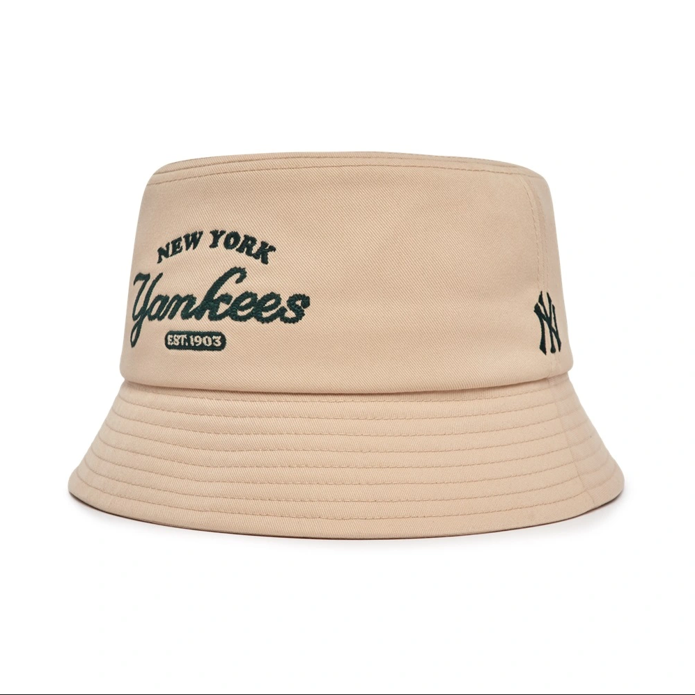 Nón Bucket MLB - Varsity Lettering Bucket Hat New York Yankees L.Sand - 3AHTV013N-50SAL
