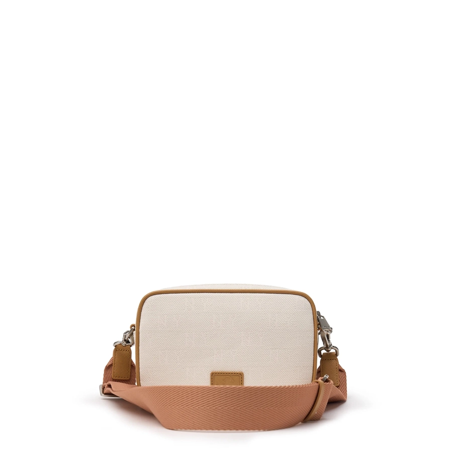 Túi MLB Korea - Monogram Jacquard Mini Cross Bag NY Yankees Cream - 3ACRS014N-50CRD