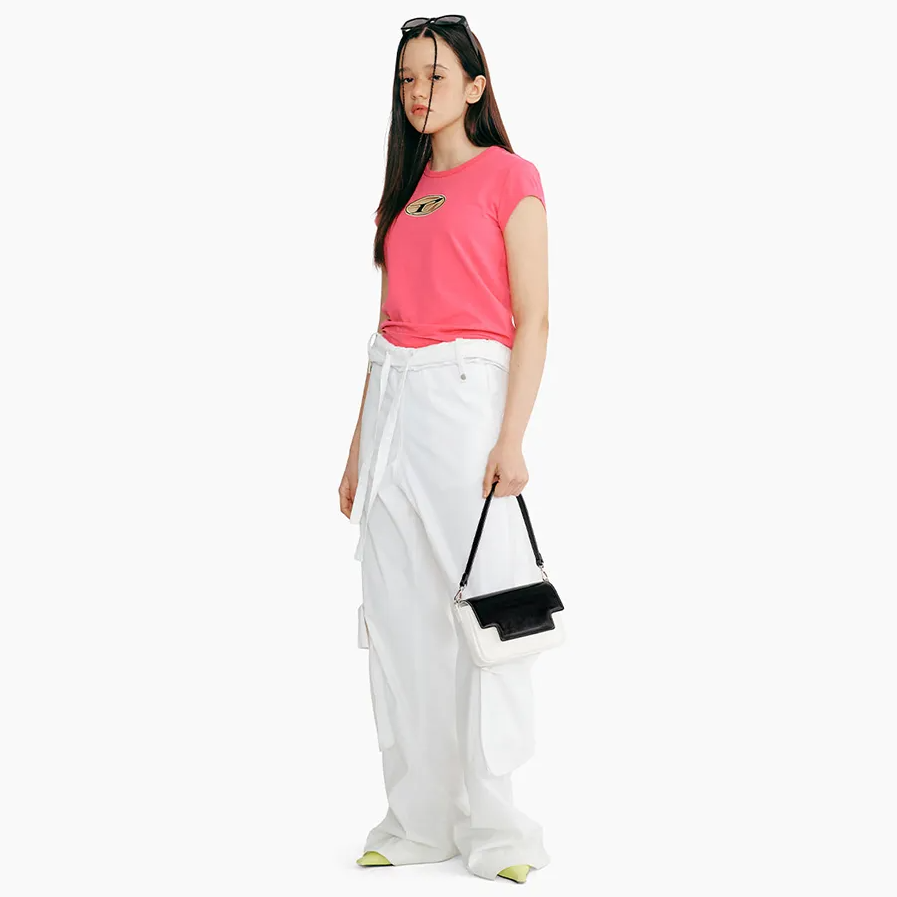 Túi Xách FindKapoor Korea - Lia Bag 19 White Black