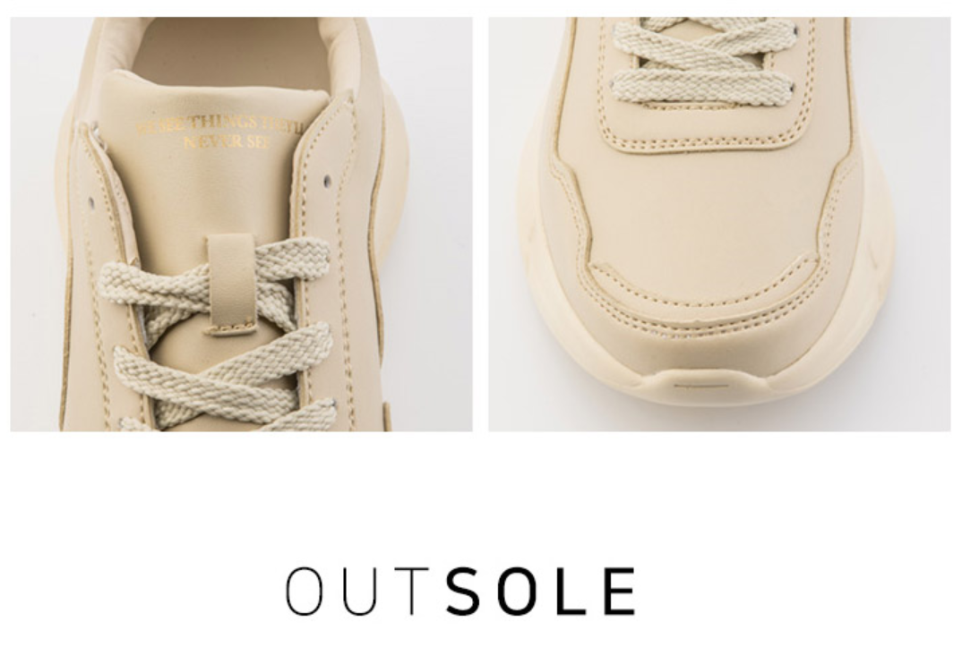 Giày Domba Moonlake Beige - H-9212 - Kem
