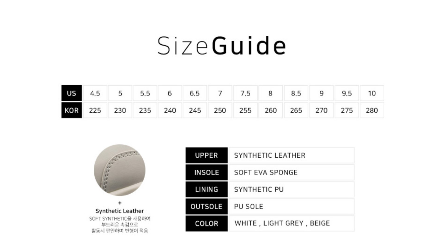 Giày Domba Moonlake Light Grey - H-9213 - Xám Tro