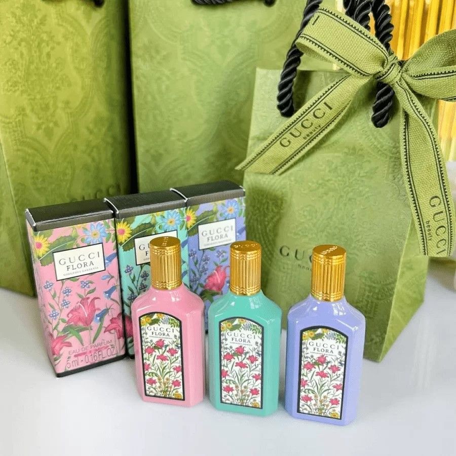 Set 4 Chai Nước Hoa Gucci Flora EDP 5ml