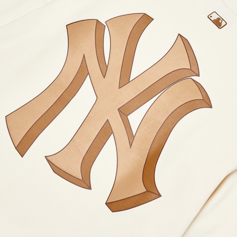  ÁO SWEATER MLB - Basic Mega Logo Overfit Sweatshirts NEW YORK YANKEES - 3AMTB0224-50CRS 