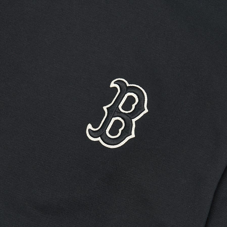  Áo Sweater MLB Korea - Checkerboard Big Logo Overfit Sweatshirts BOSTON REDSOX - 3AMTO0226-43BKS 